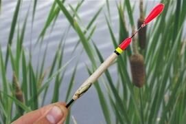 Использование поплавочной удочки для карповой рыбалки среди камышей