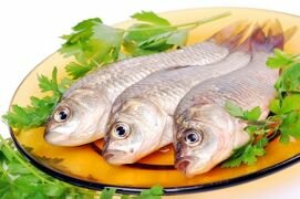 Как меняется показатель калорийности карася в ходе приготовления