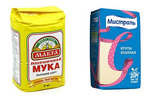 мука с манкой