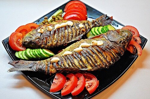 запеченный карась