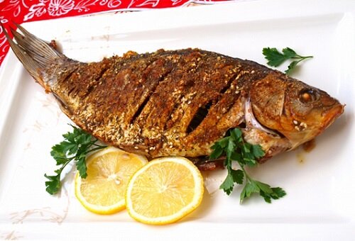 запеченный карась