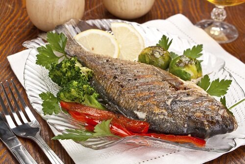 Запеченный карась