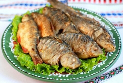 жареный карась