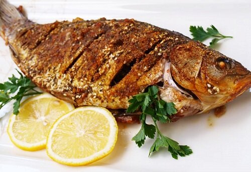 карась в духовке