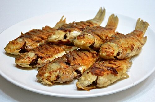 жареный карась