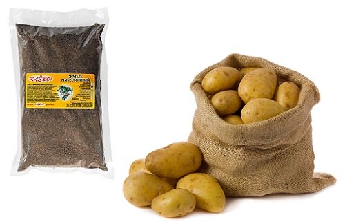 Жмых и картошка