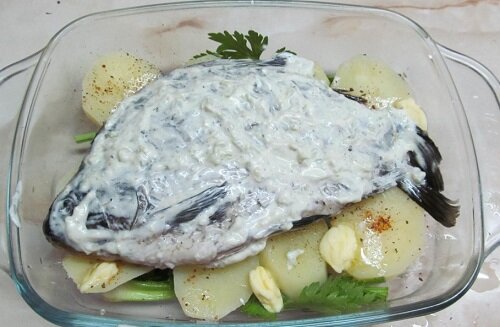 карась и картошка