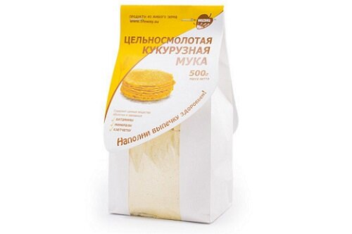 кукурузная мука в тесто