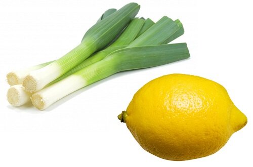 лимон и лук