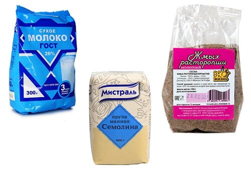 жмых в упаковке