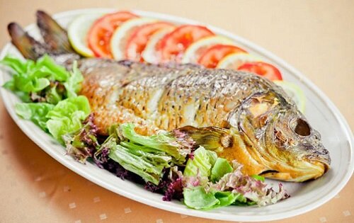запеченный карп