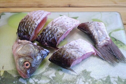 Кусочки рыбы