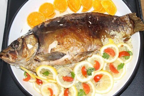 Рыба с рисом